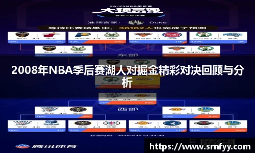 2008年NBA季后赛湖人对掘金精彩对决回顾与分析